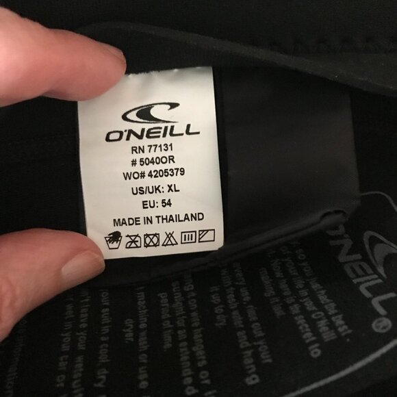 O’Neill surf Full Wetsuit Size XL Black/ Lime Green - Picture 3 of 4